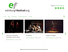 Tablet Screenshot of edinburghfestival.org